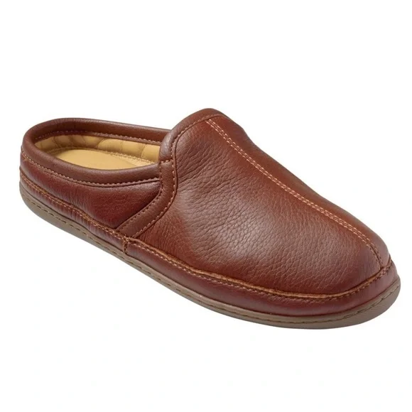 Bean Mens Slippers Ll Bean Elkhide Slippers Flannel Lined Ll Bean